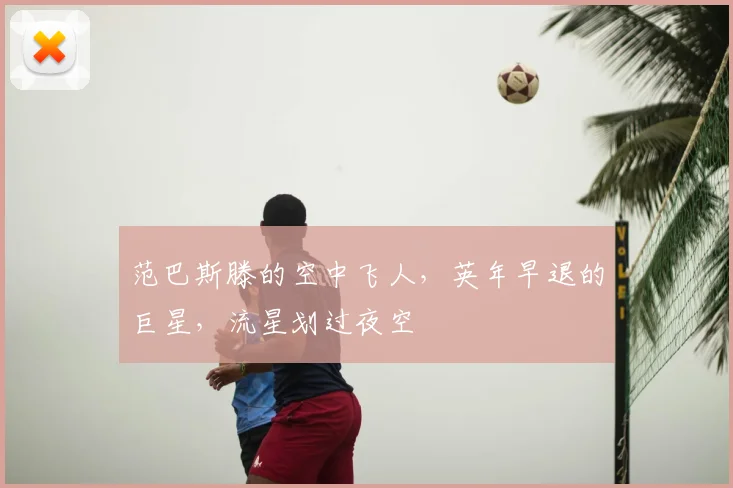范巴斯滕的空中飞人,英年早退的巨星,流星划过夜空